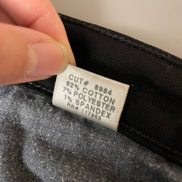 J Brand Shadow Straight Leg Black Jeans Size 27 - Picture 10 of 10